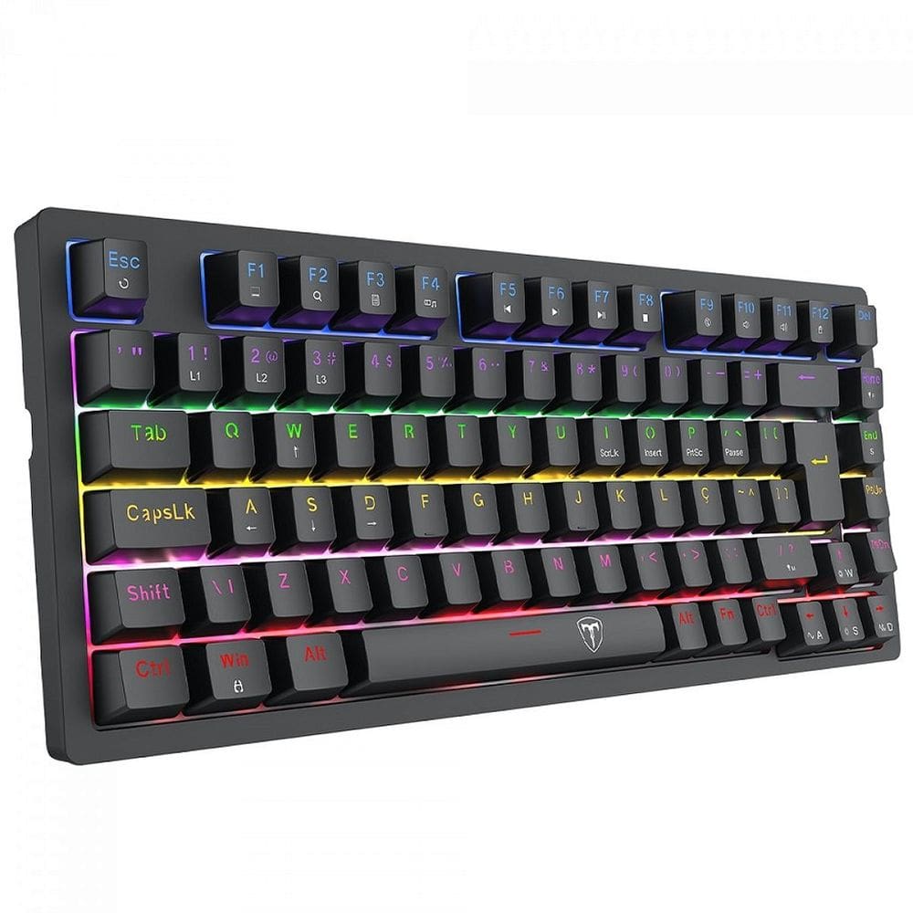 クルペン F240 GT Dagger Mawa Popp 230F Teclado Mecânico Gamer T-Dagger Megatre, Rainbow, | Casas Bahia