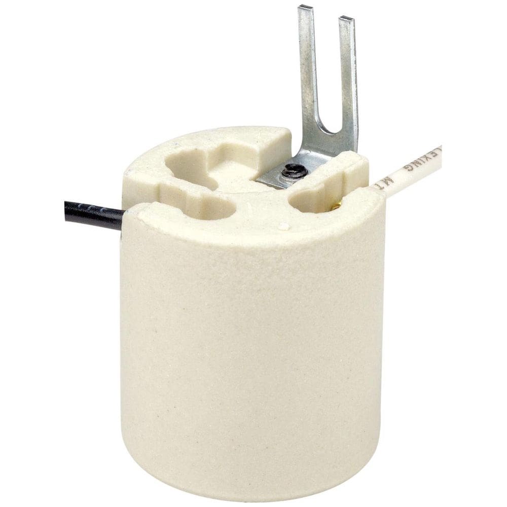 Soquete de lâmpada Leviton 8052-1 Base média sem chave