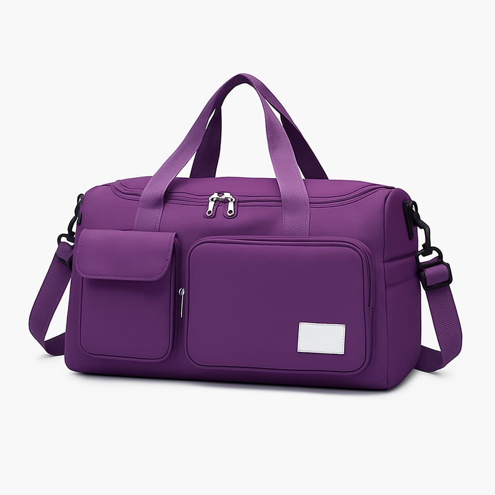 Bolsa Academia Mala Esportiva Feminina C/ Porta Tênis ROXA