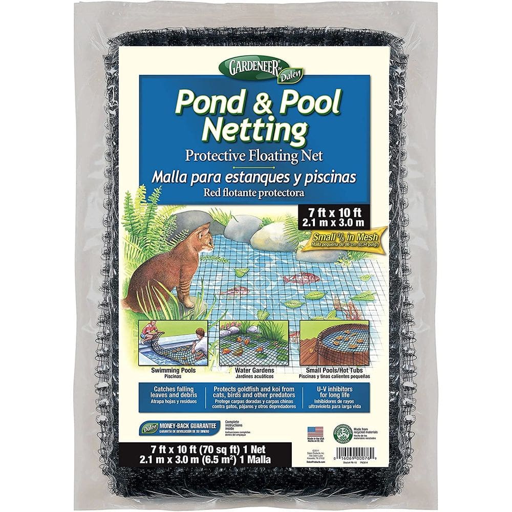 Cobertura de jardim aquático Dalen Pond & Pool Netting 7` x 10`