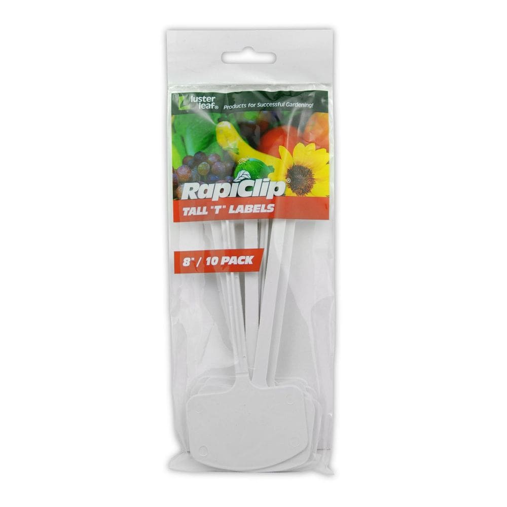 Etiqueta: Luster Leaf 818 Rapiclip, plástico grande, 20,3 cm, pacote com 10