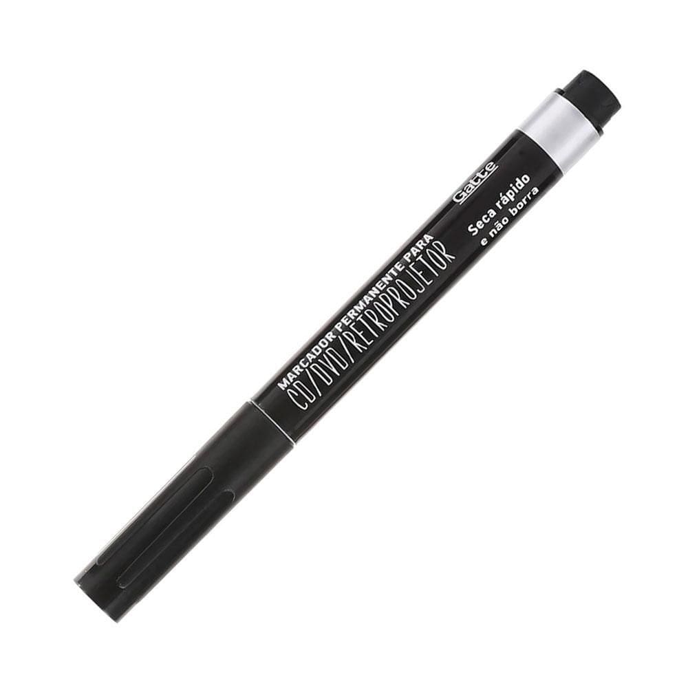 Pincel para retroprojetor 2mm Preto - Gatte