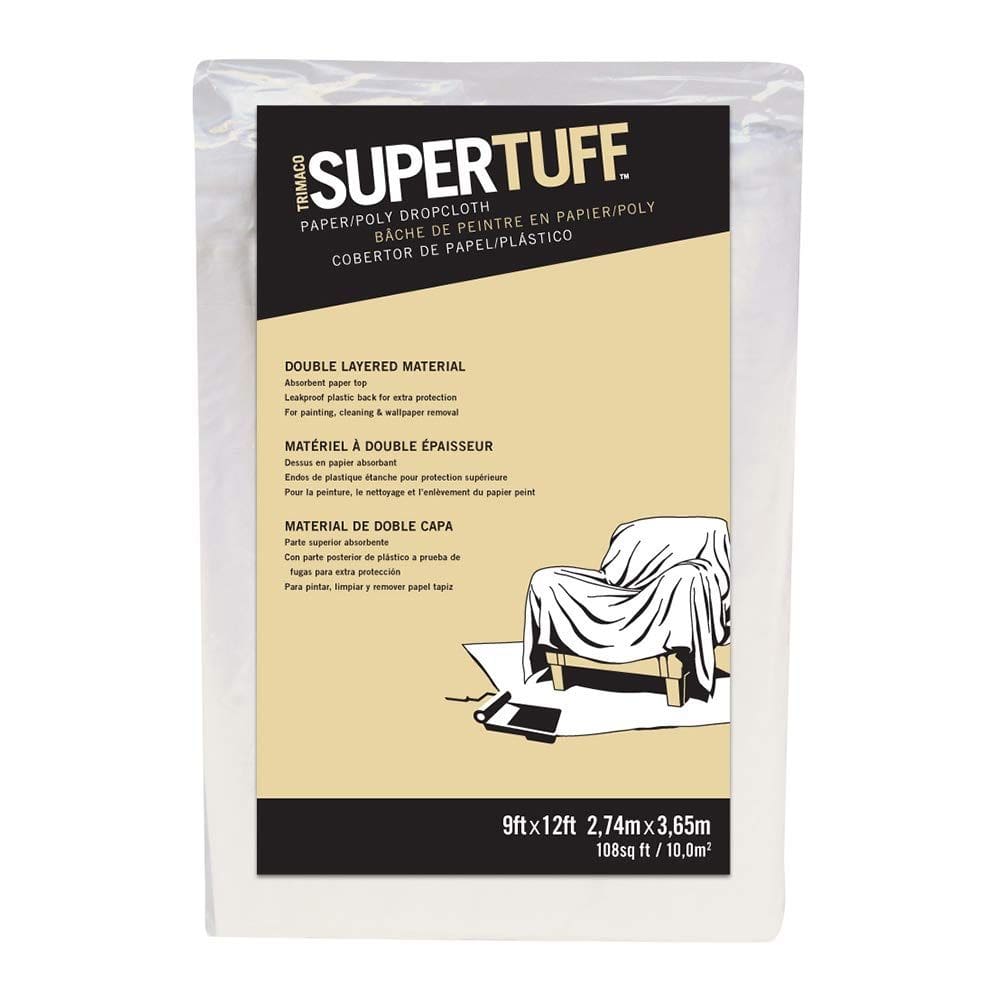 Pano suspenso Trimaco SuperTuff Paper/Poly 274x365 cm