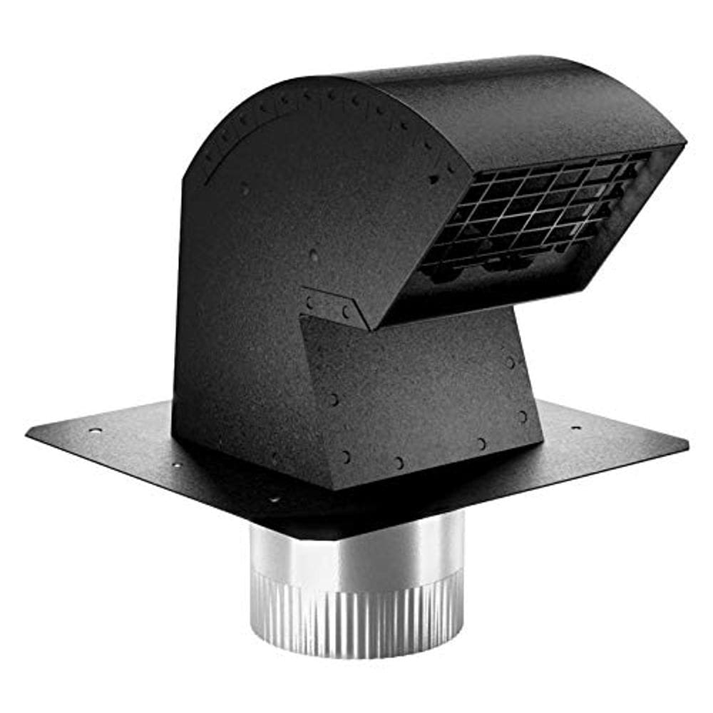 Tampa de telhado Imperial R2 23x10 cm Preto/Prateado Alumínio