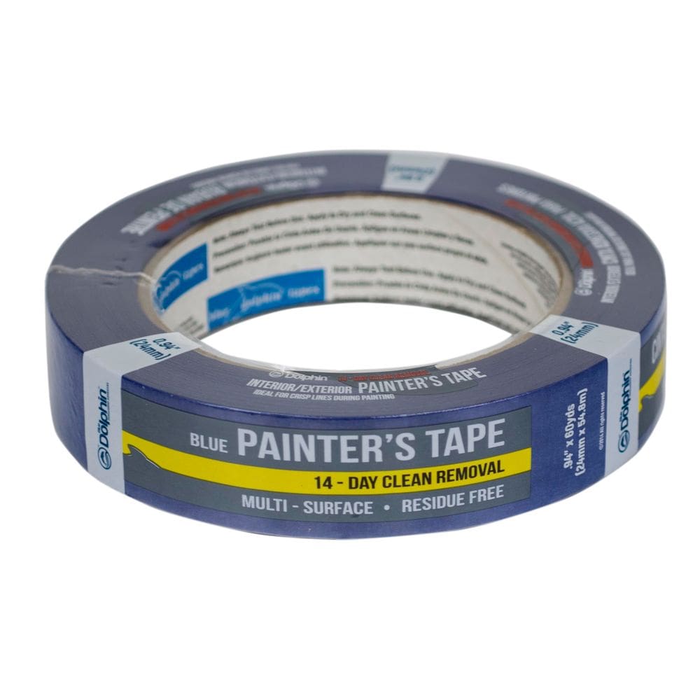 Fita de pintura Linzer Blue Dolphin 2,4 cm x 55 m de aderência média