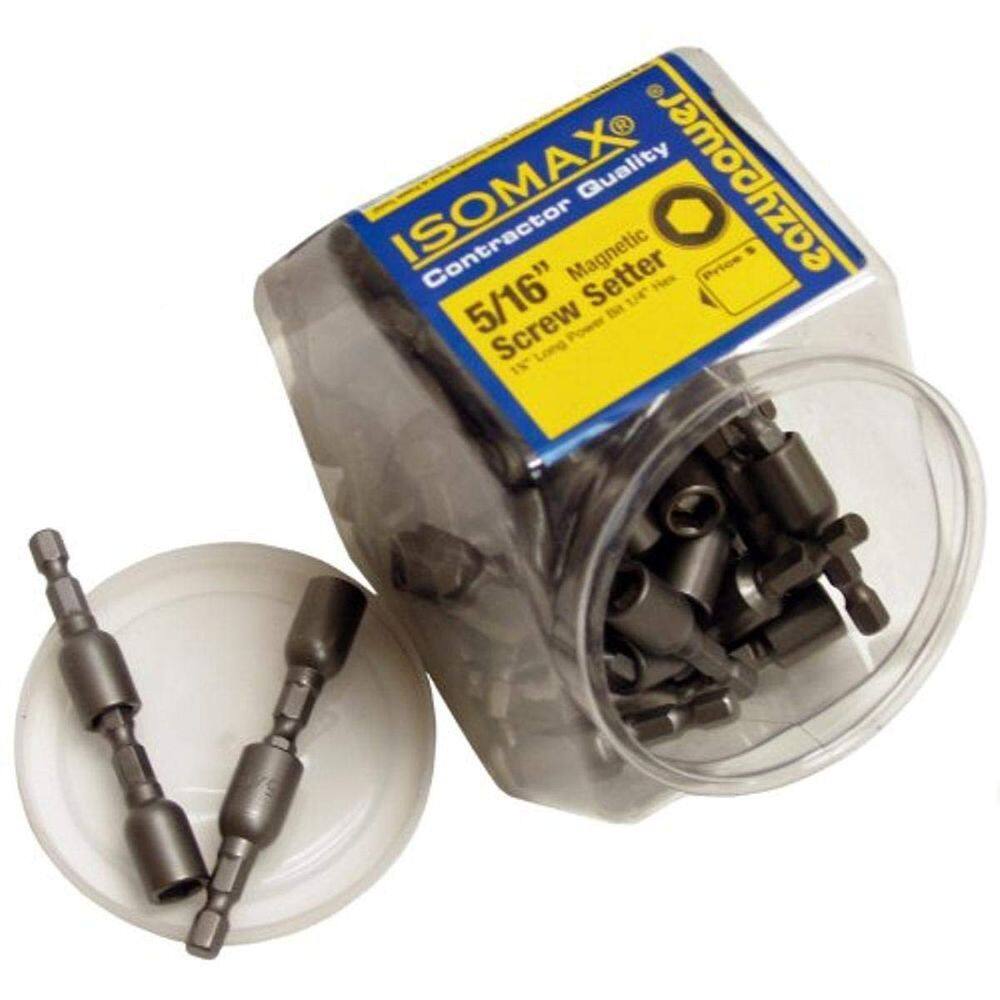 Nut Setter Eazy Power, 5/16” de diâmetro, 4,1 cm, tubo de 50 unidades