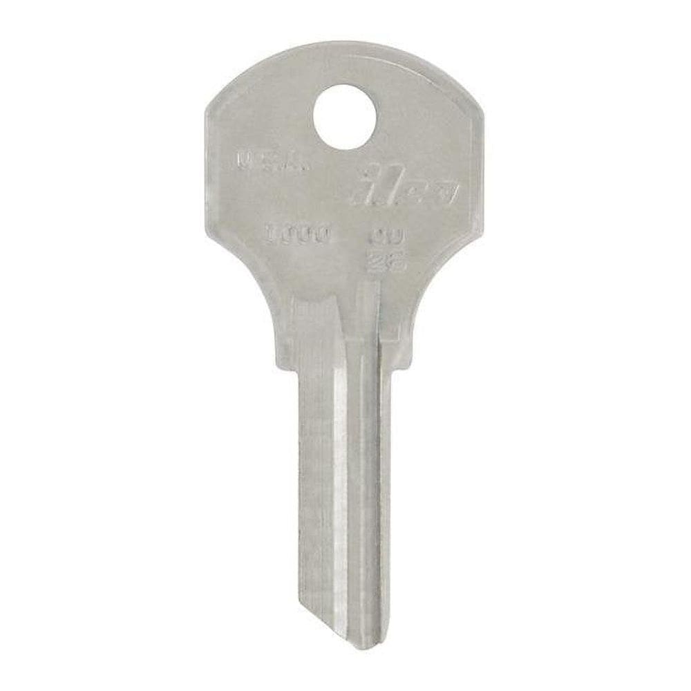 Fechadura Hillman KeyKrafter 154, latão, 4 chaves em branco, face única