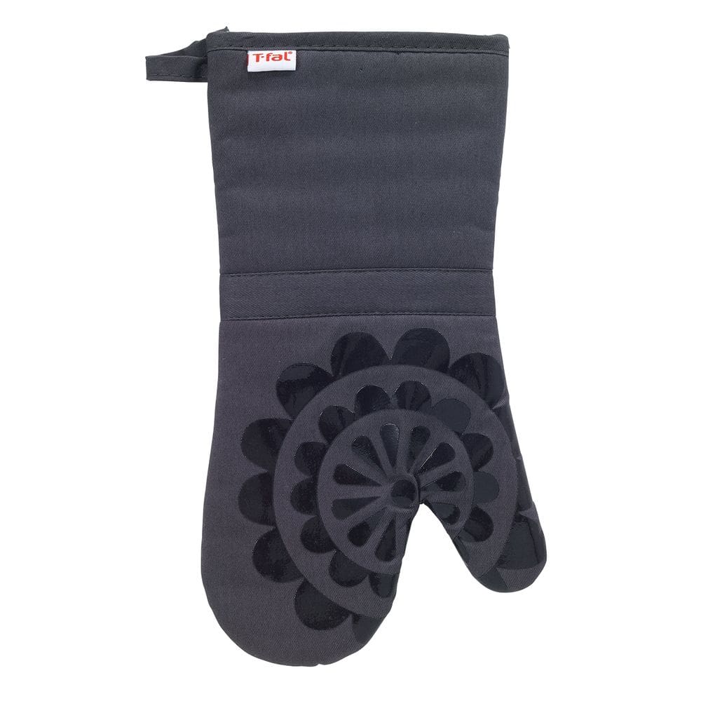 Luva de forno T-Fal Textiles com estampa de silicone, medalhão de algodão