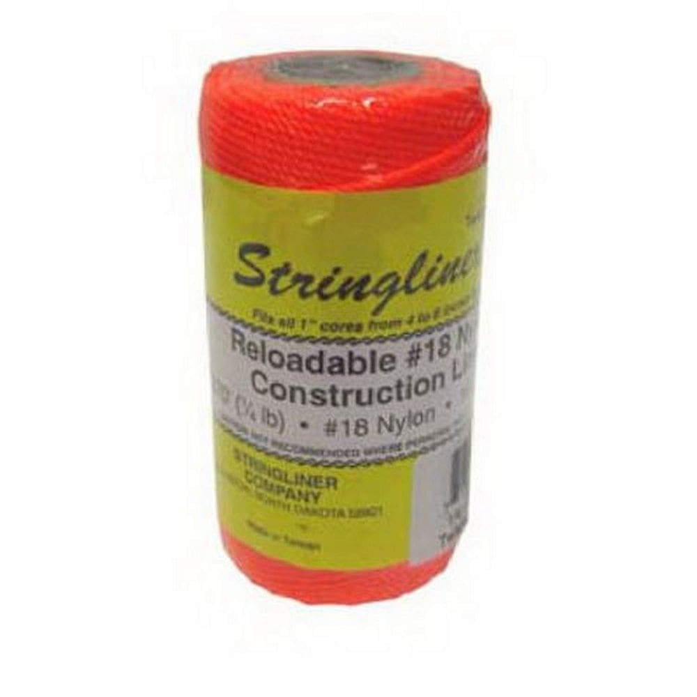 Recarga laranja Line Roll Stringliner Company 35106 1/4 lb 82 m