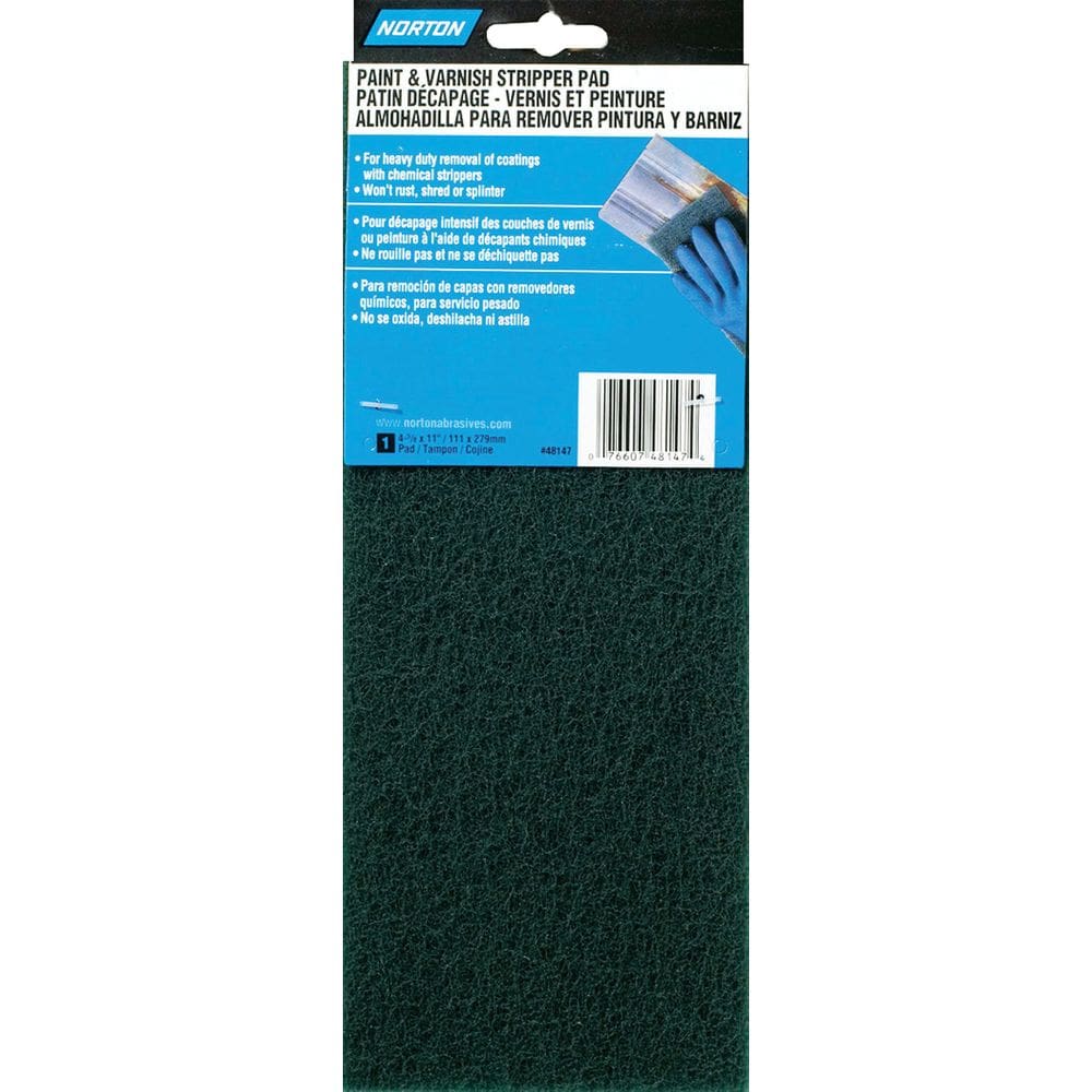 Almofada de mão Norton 48147 não tecida verde 11x28 cm