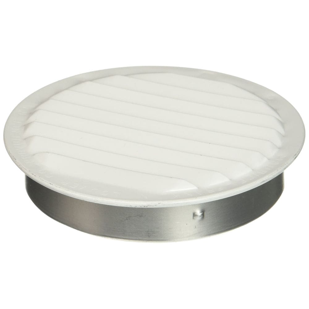 Mini persianas redondas de alumínio Maurice Franklin Louver RLW-100 4”, pacote com 4