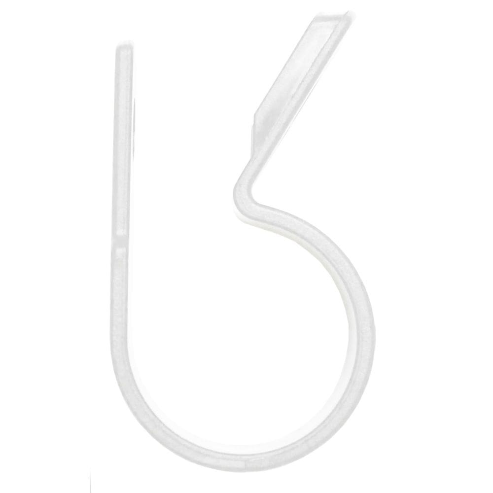 C-Clamps Pacer Nylon 5/16 - Cor natural - pacote com 25