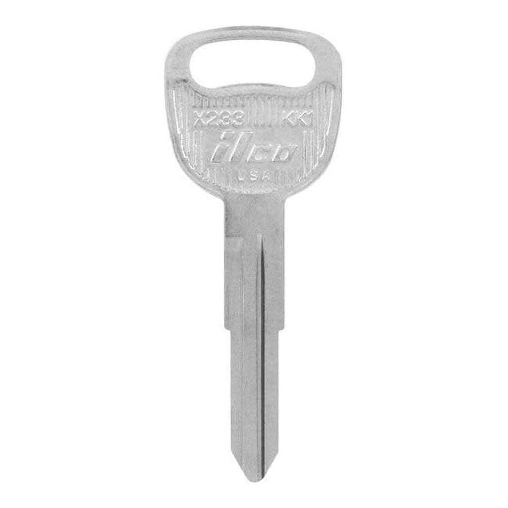 Chave automotiva em branco Hillman KK1 de dupla face para Kia, 10 unidades