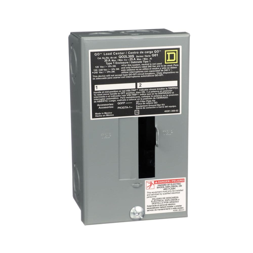 Centro de carga Schneider Electric QO2L30SCP QO 30A 2S 2C