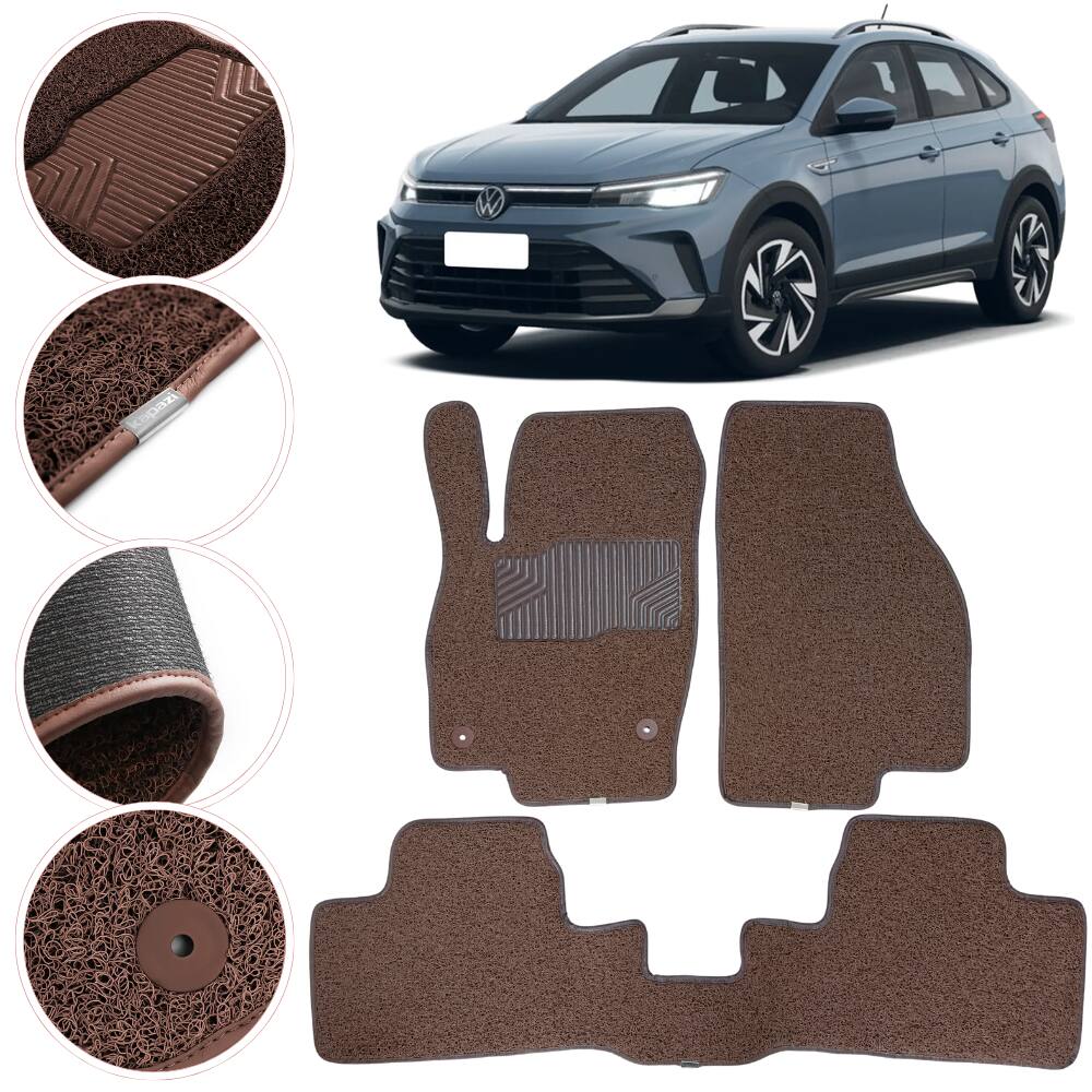 Tapete Kapazi Automotivo Vw Nivus 2018 a 2025 Diversas Cores
