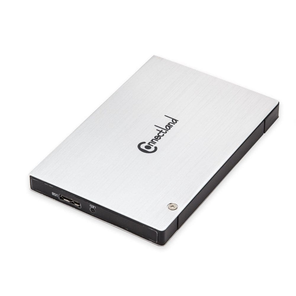 Compartimento de disco rígido Connectland CL-ENC25035 2,5” USB 3.0 de alumínio