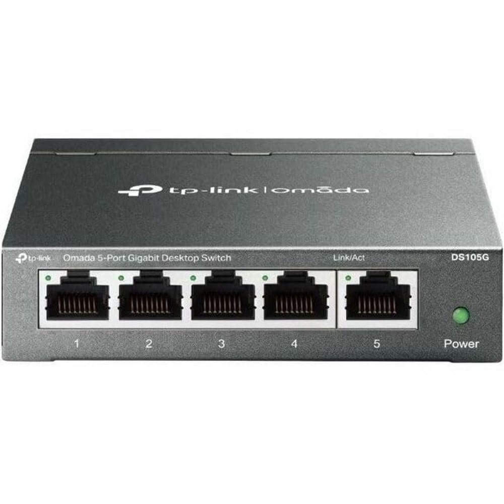 Switch de desktop Gigabit TP-Link Omada de 5 portas não gerenciado