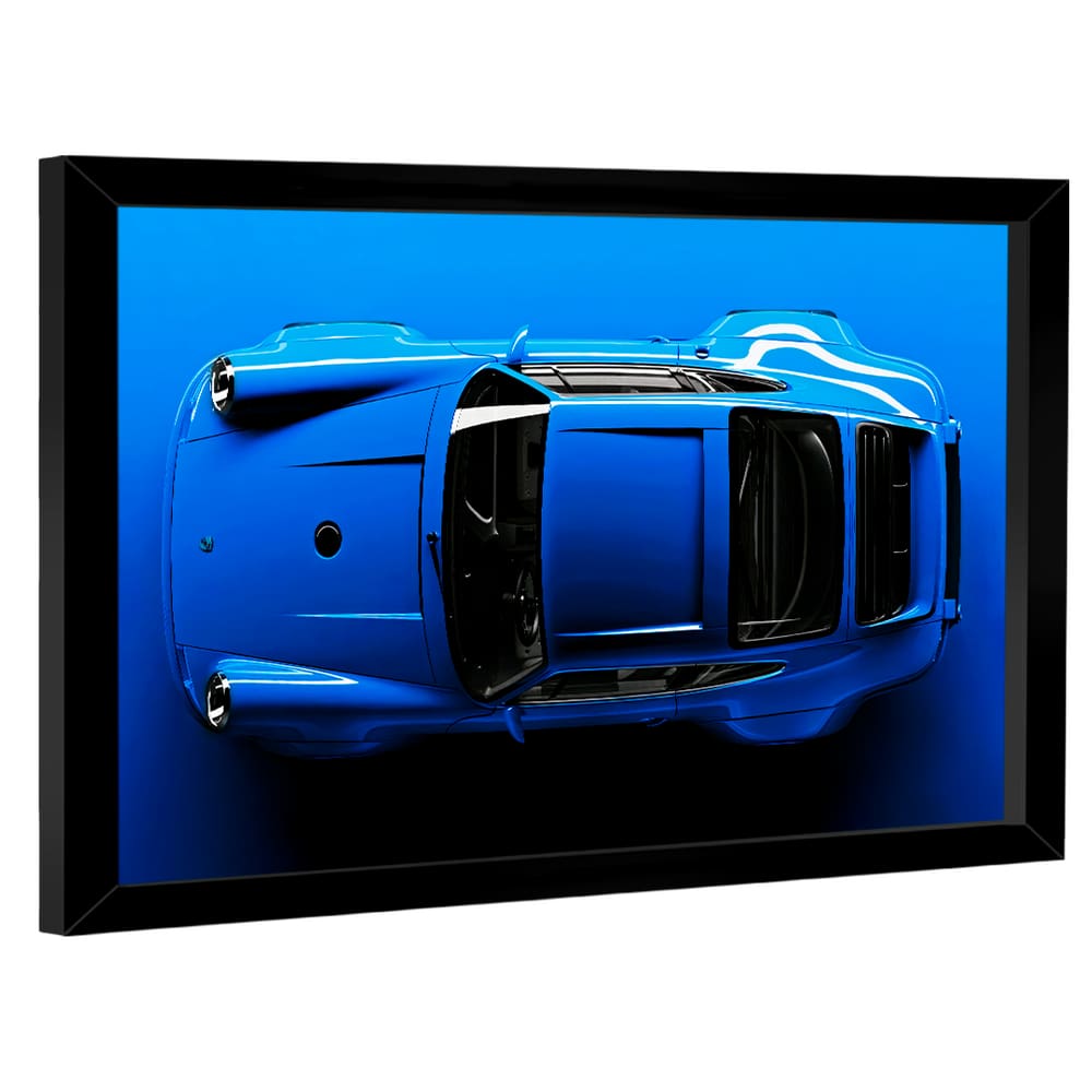 Quadro Decorativo Porsche 911 Azul