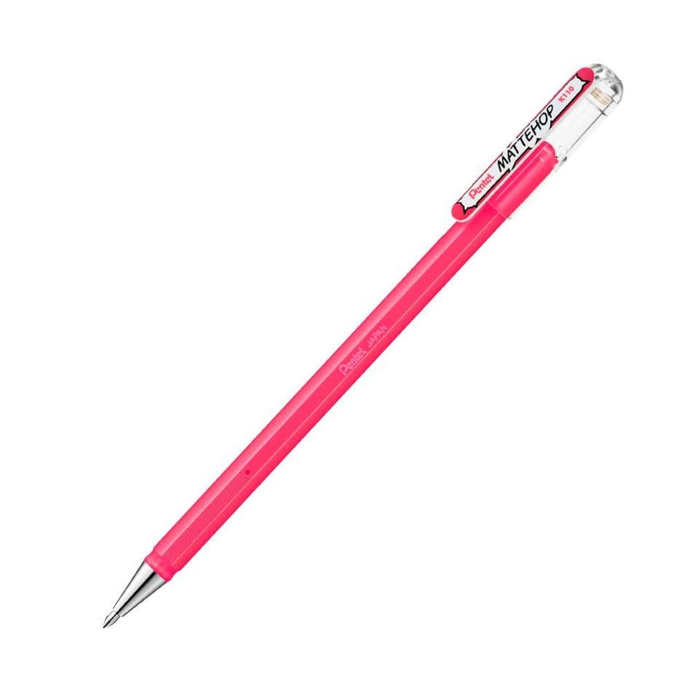 Caneta gel 1.0mm Mattehop Rosa - Pentel