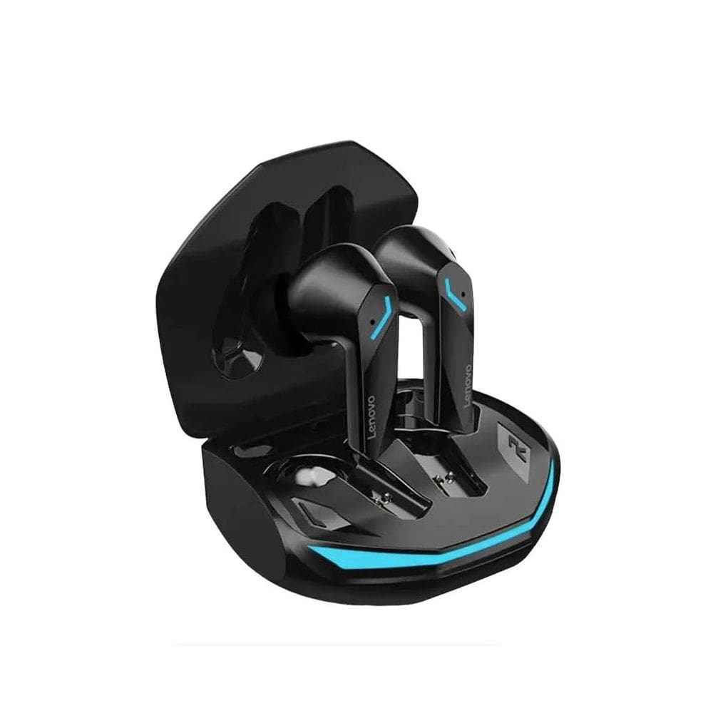 Fones de ouvido sem fio Lenovo GM2 Pro Bluetooth 5.3 com microfone preto