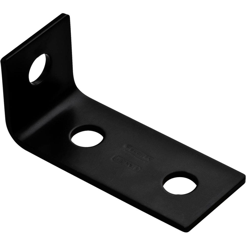 Suporte de canto NATIONAL MFG 9 cm preto N351-477