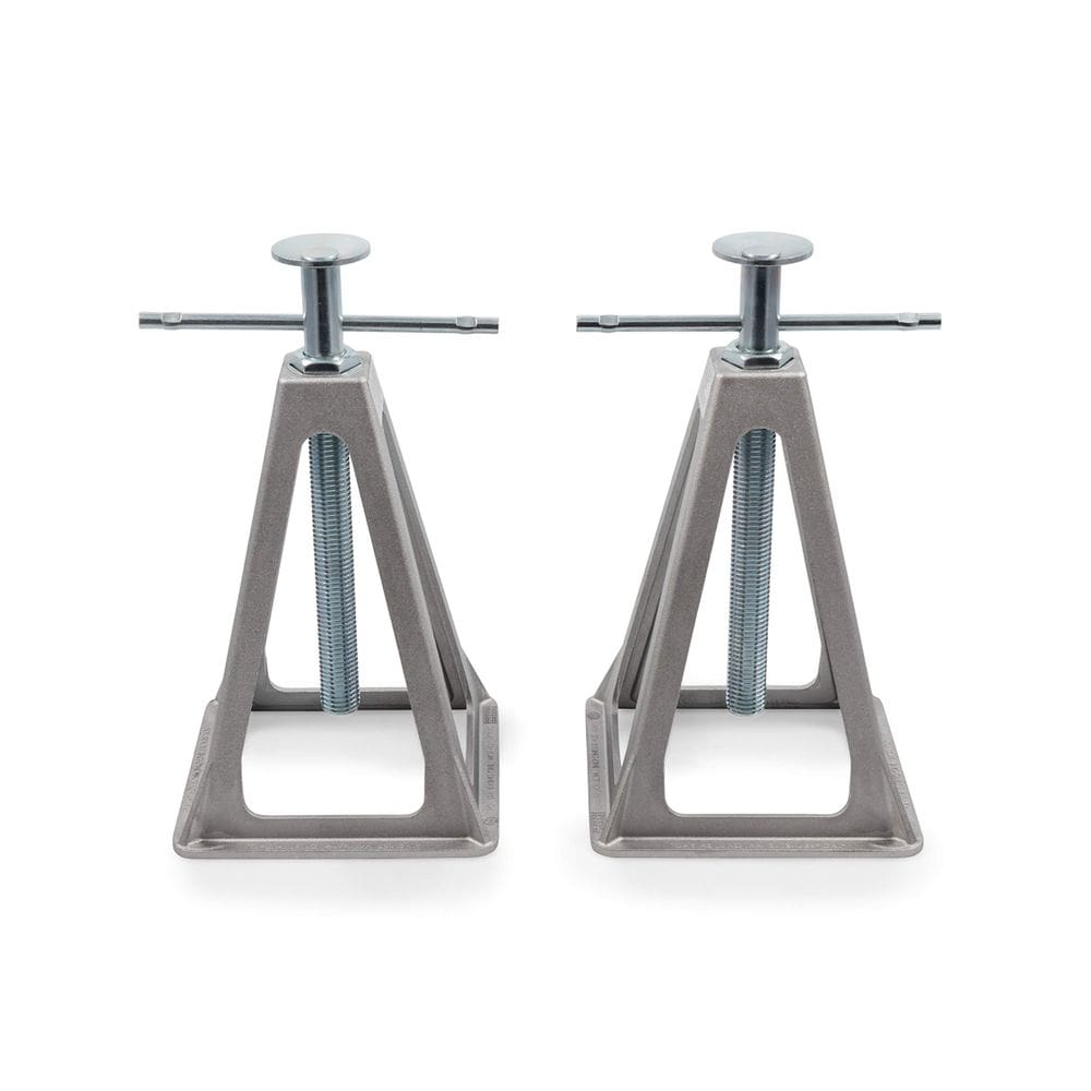 Pilha de alumínio Utility Jack Camco 44561, ajustável de 28 a 43 cm, pacote com 2