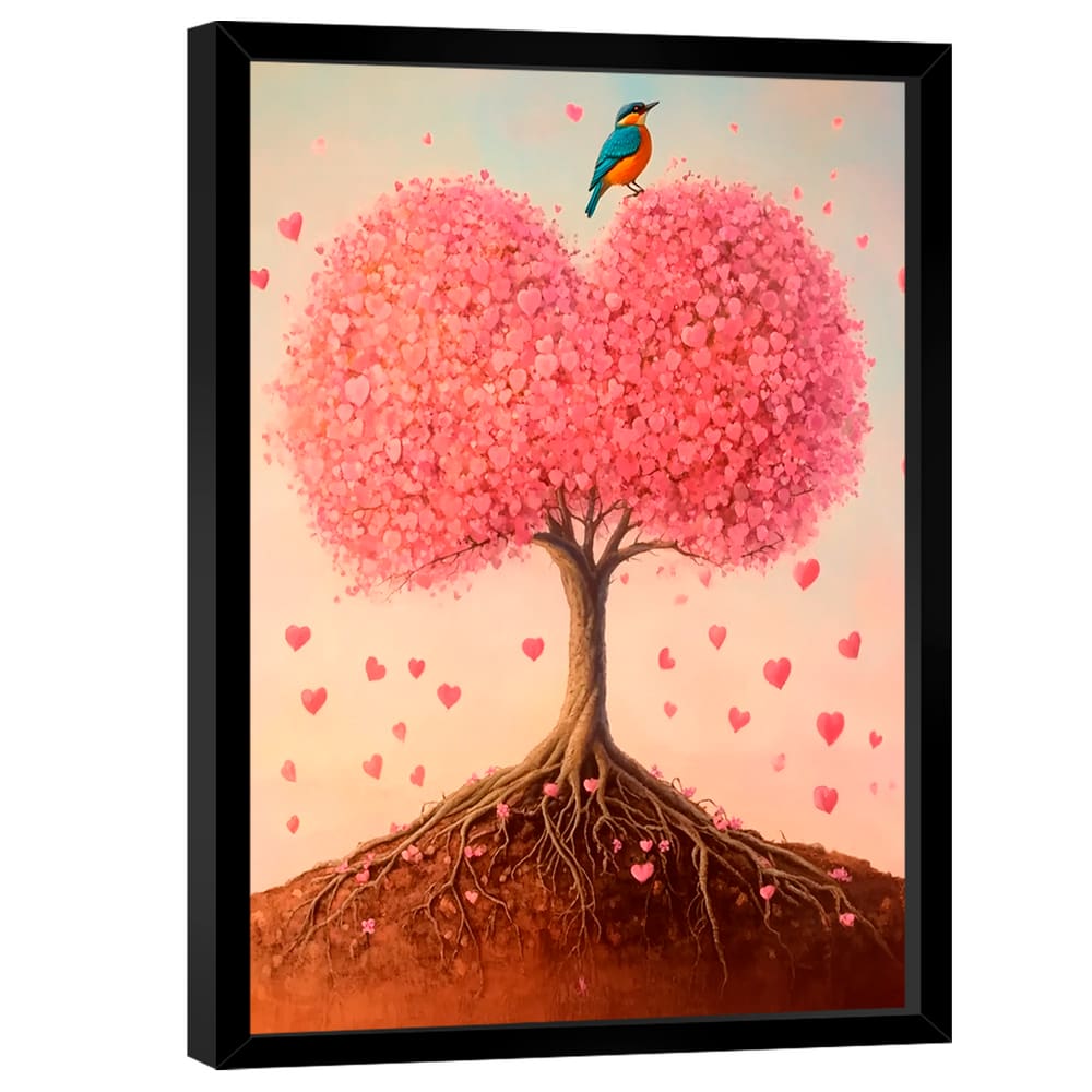 Quadro Decorativo Árvore do Amor Variação