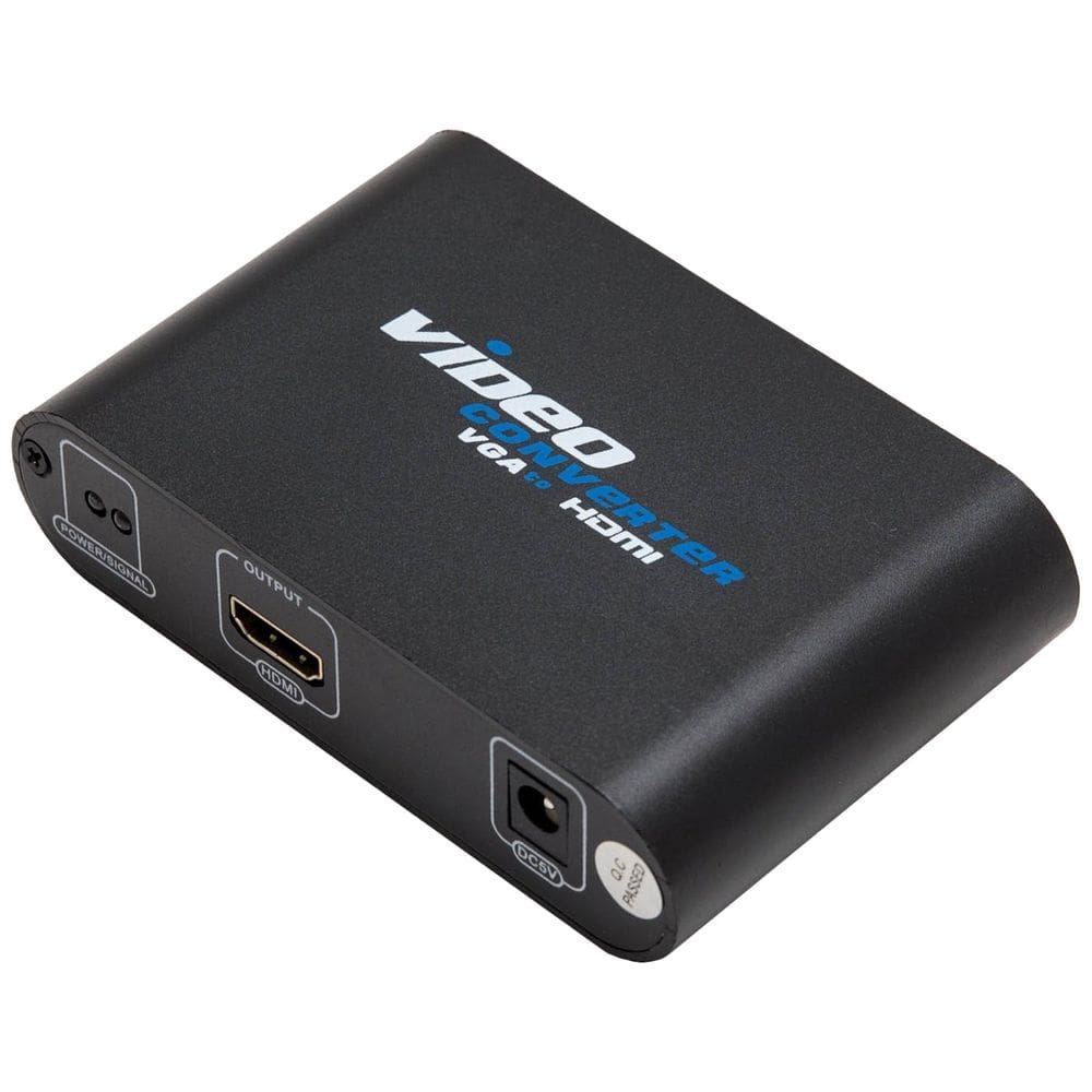 Conversor de áudio VGA para HDMI Syba SY-ADA31050, preto