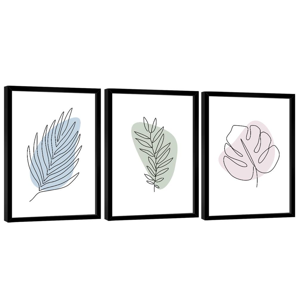 Quadro Decorativo Minimalista Abstrato Floral