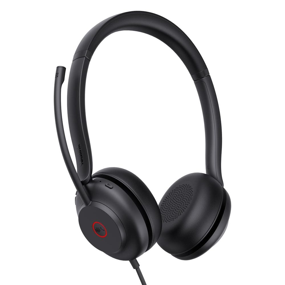 Fone de ouvido Yealink UH35 com fio USB com cancelamento de ruído Mic Mono