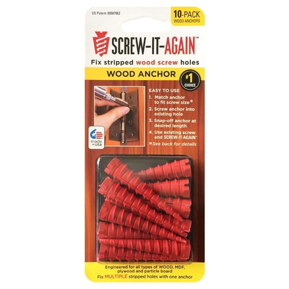 Wood Anchor Screw It Again EMW5953260, 10 unidades