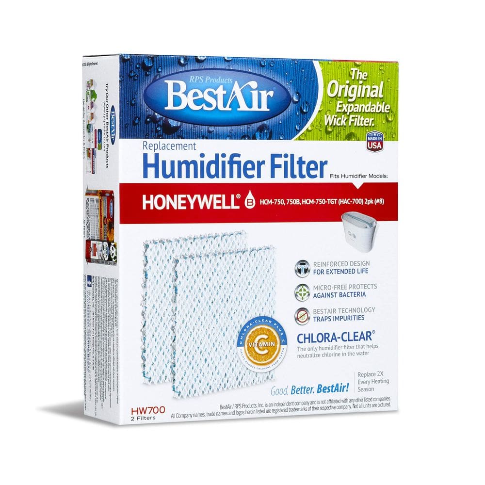 Filtro de Humidificador BestAir HW700 de Repuesto para Honeywell HCM-750