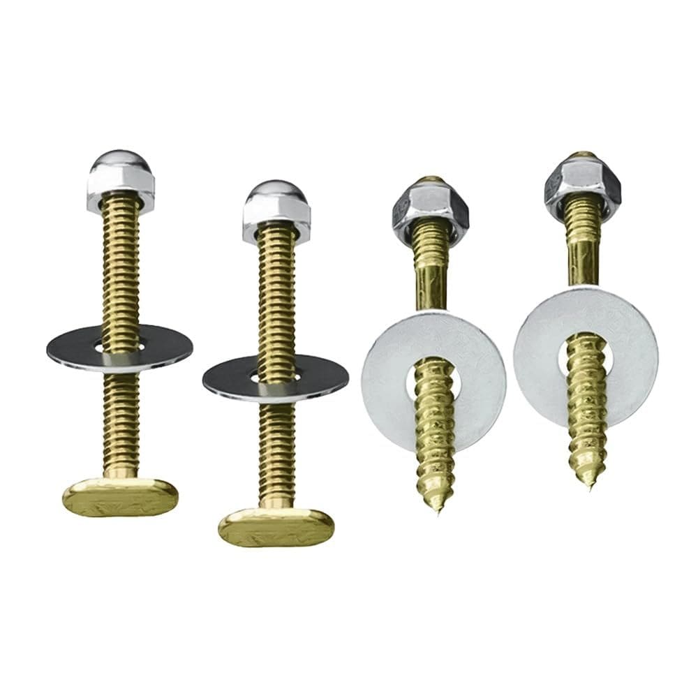 Parafusos e parafusos para vaso sanitário Plumb Pak PP835-165 Chrome