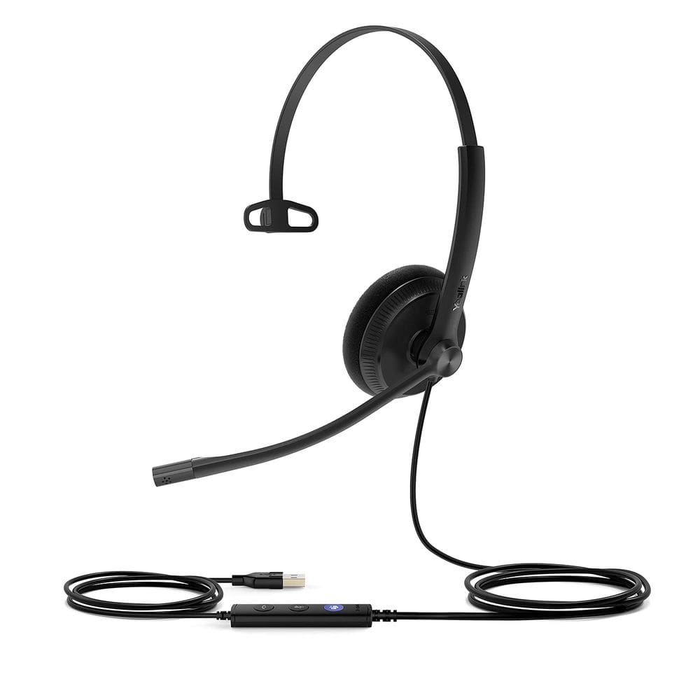 Fones de ouvido Yealink USB com fio Fone de ouvido com cancelamento de ruído