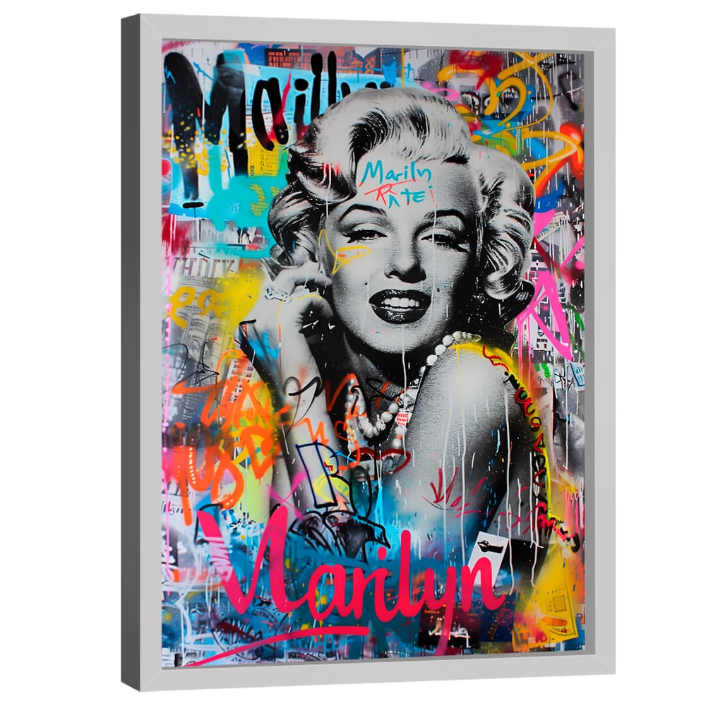 Quadro Decorativo Marilyn Monroe Grafite