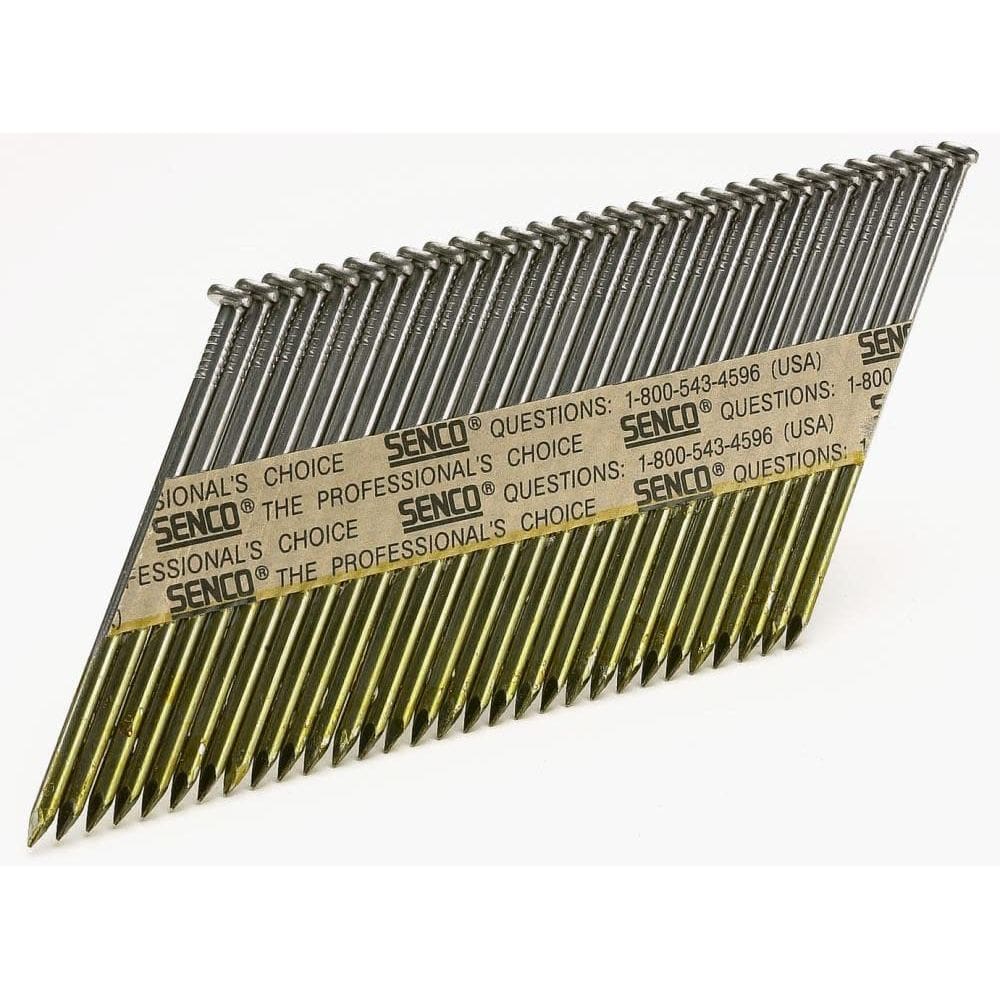 Unhas emolduradas Senco 16 Ga. Faixa angular de haste lisa, 2500 unidades