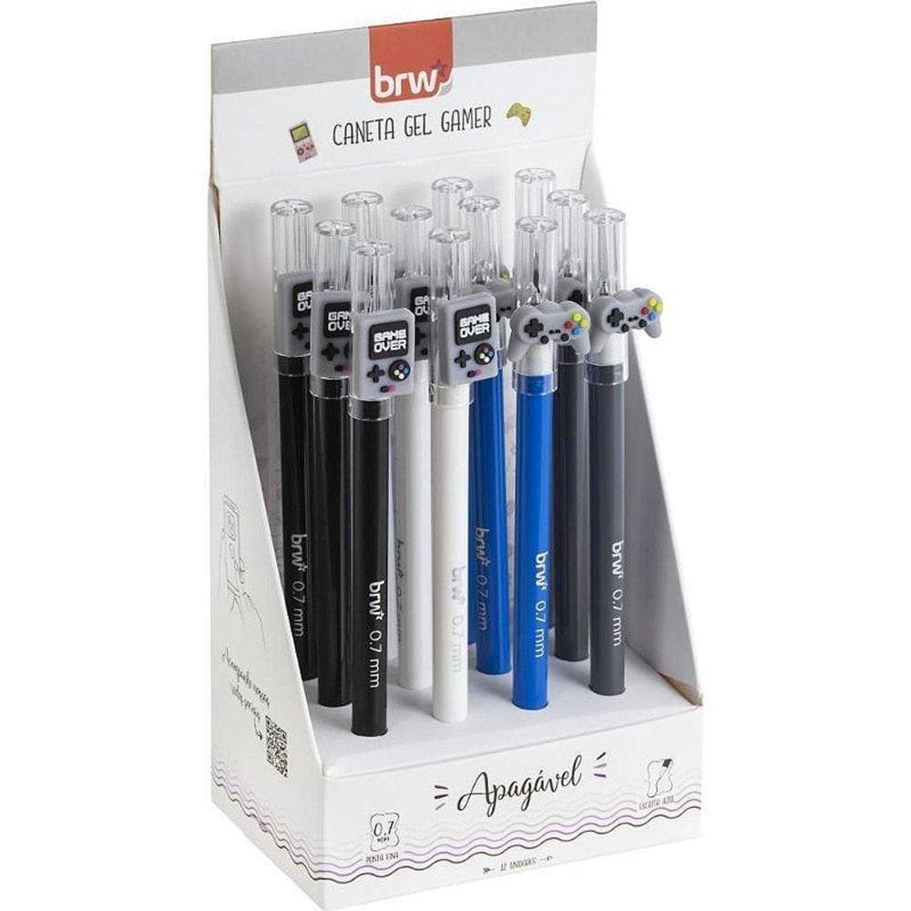 Caneta Esferográficca Divert Gel Gamer Apag 0.7Mms Dp Com 12
