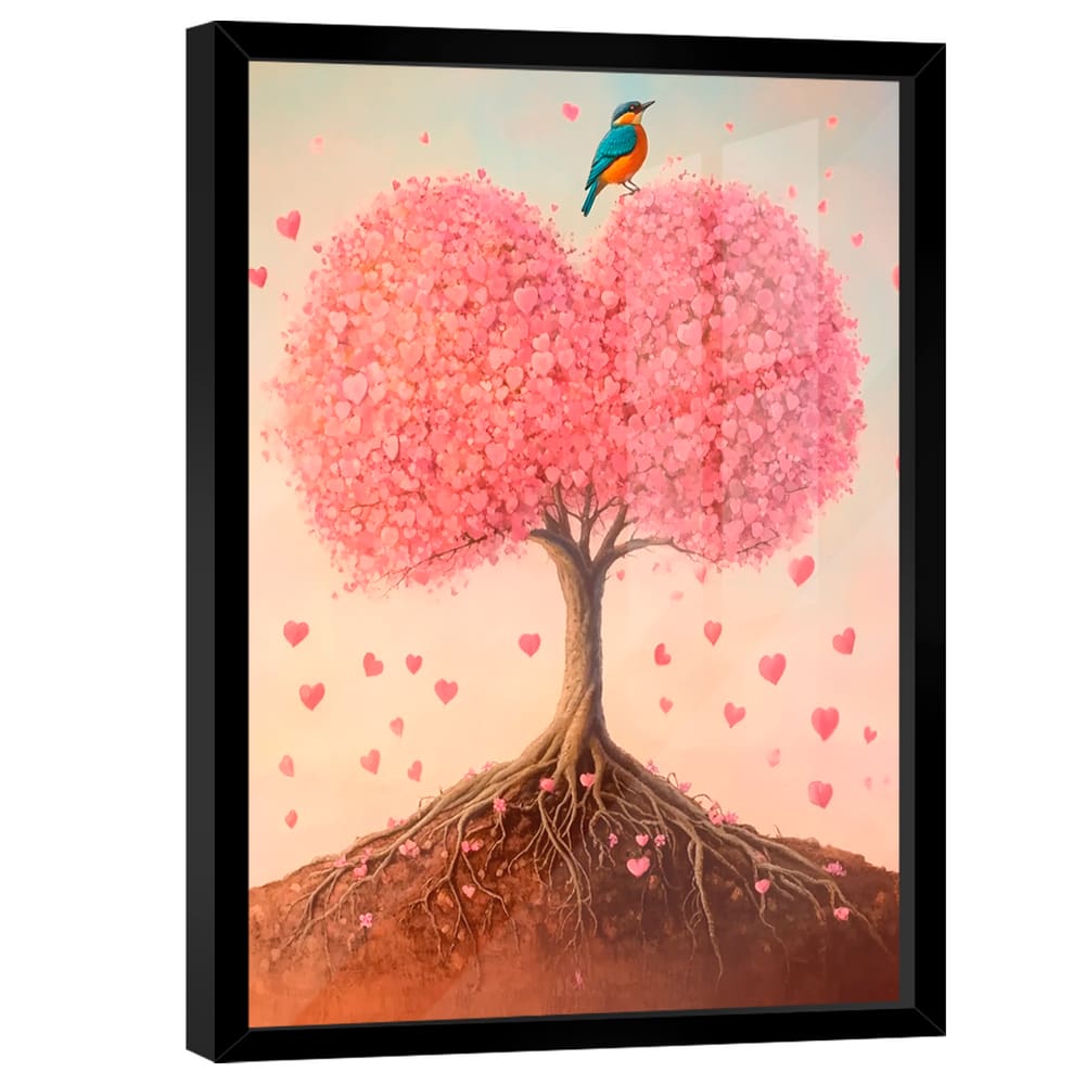 Quadro Decorativo Árvore do Amor Variação