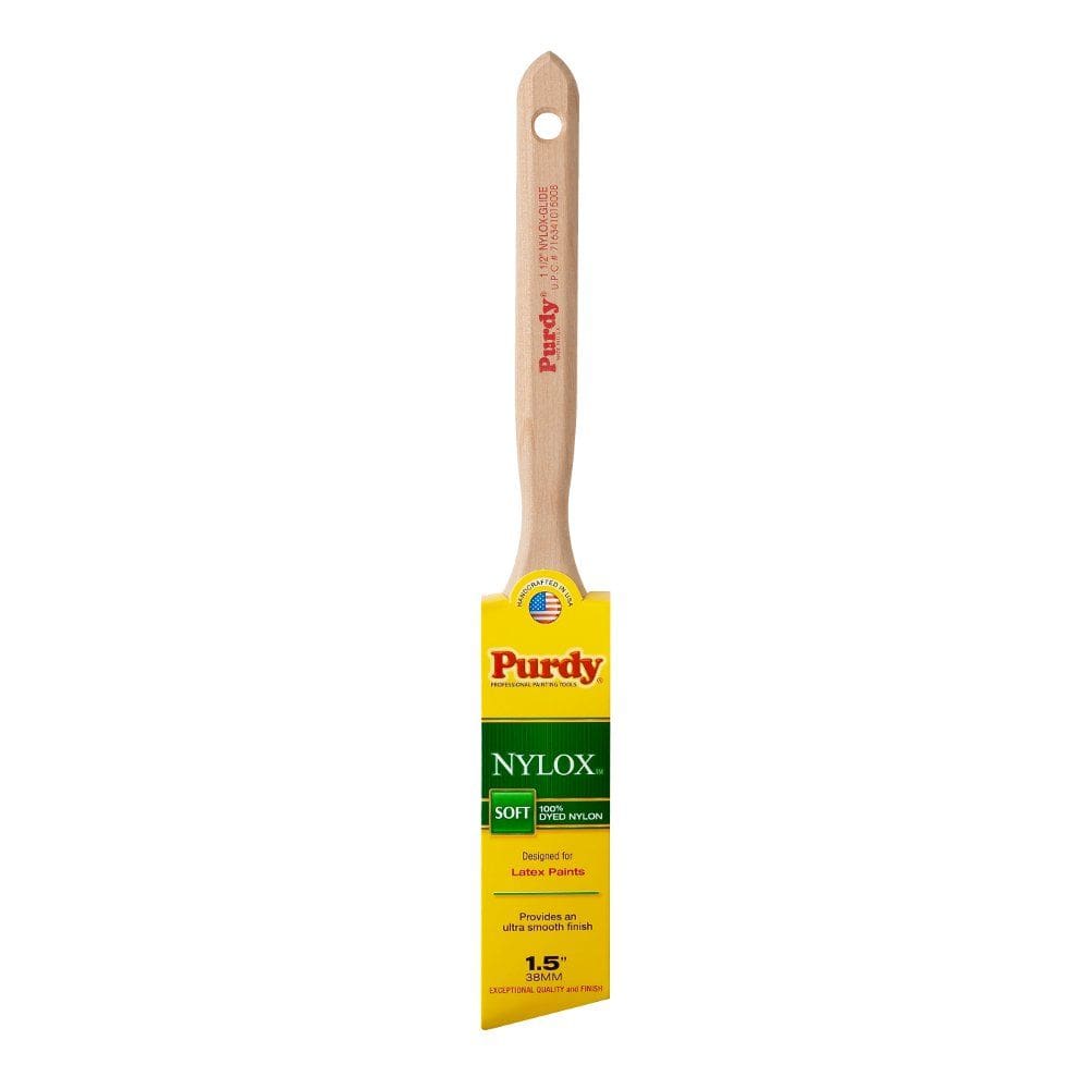Pincel de pintura Purdy Nylox Series Glide Angular Trim 3,8 cm