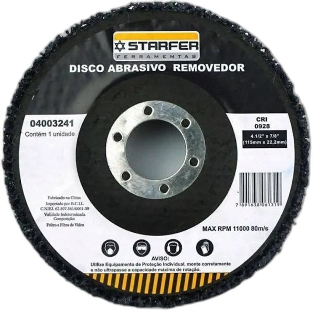 Disco Removedor Polidor 4.1/2 Starfer