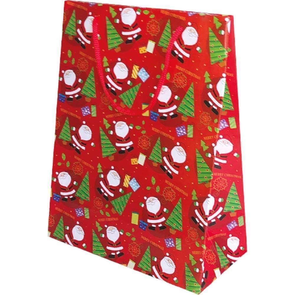 Sacola Para Presente Natal Pequena 19,5X14,5X8Cm