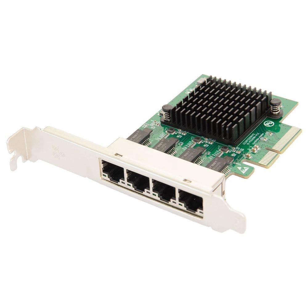 Placa de interface de rede IO CREST SI-PEX24085 Quad Gigabit