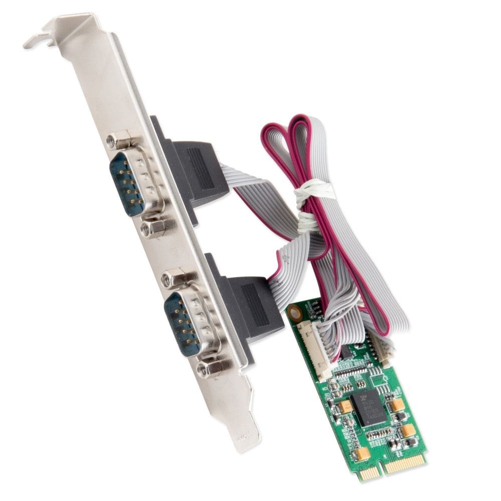 Placa serial Mini PCIe RS-422/485 IO CREST SI-MPE15048 de 2 portas