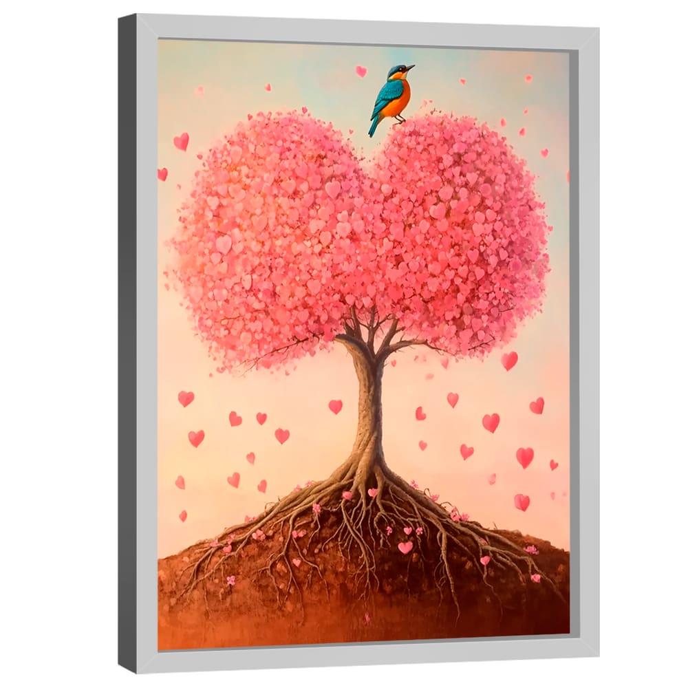Quadro Decorativo Árvore do Amor Variação