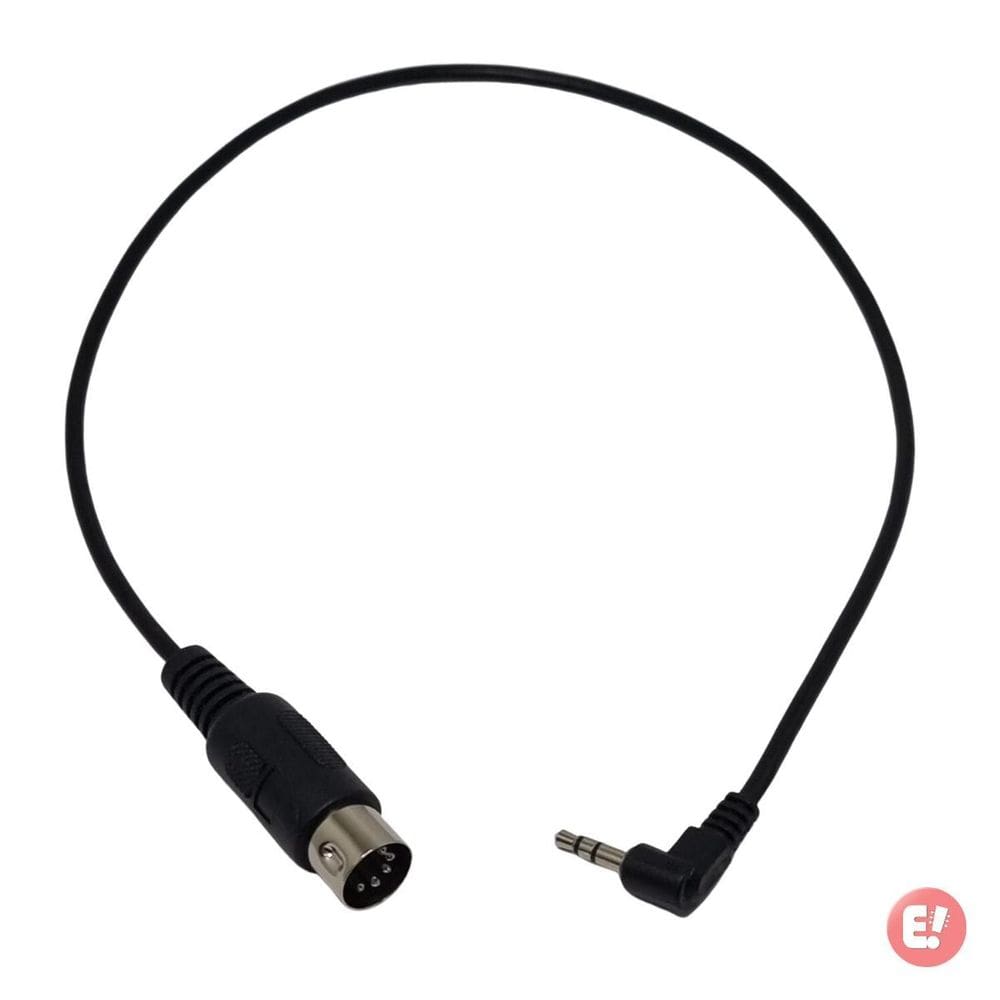 Cabo TRS MIDI x P2 45cm Preto | E Musical