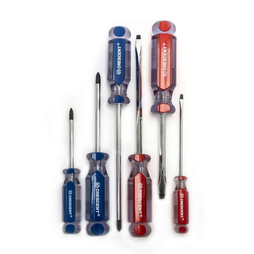 Conjunto de chaves de fenda Crescent CPS de 6 peças Conjunto de 6 peças