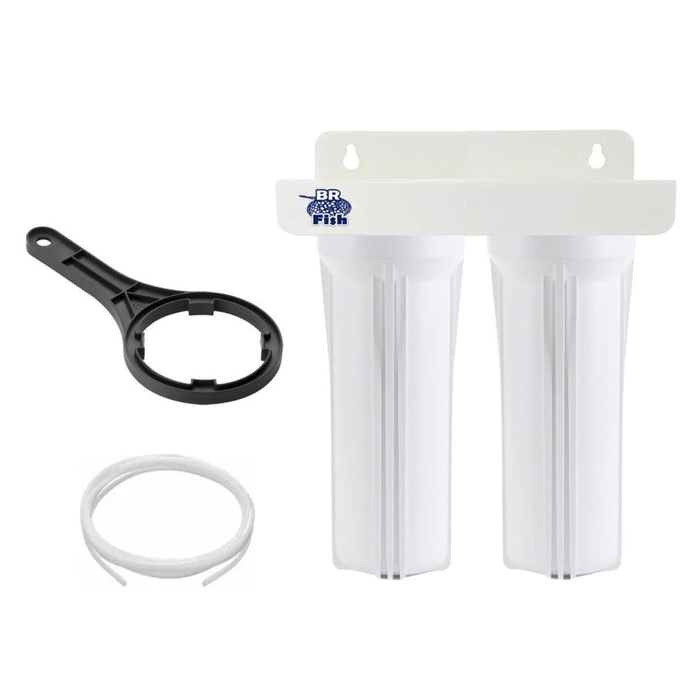 Kit 2 Carcaças Branca Suporte Duplo Estágio Extra Osmose