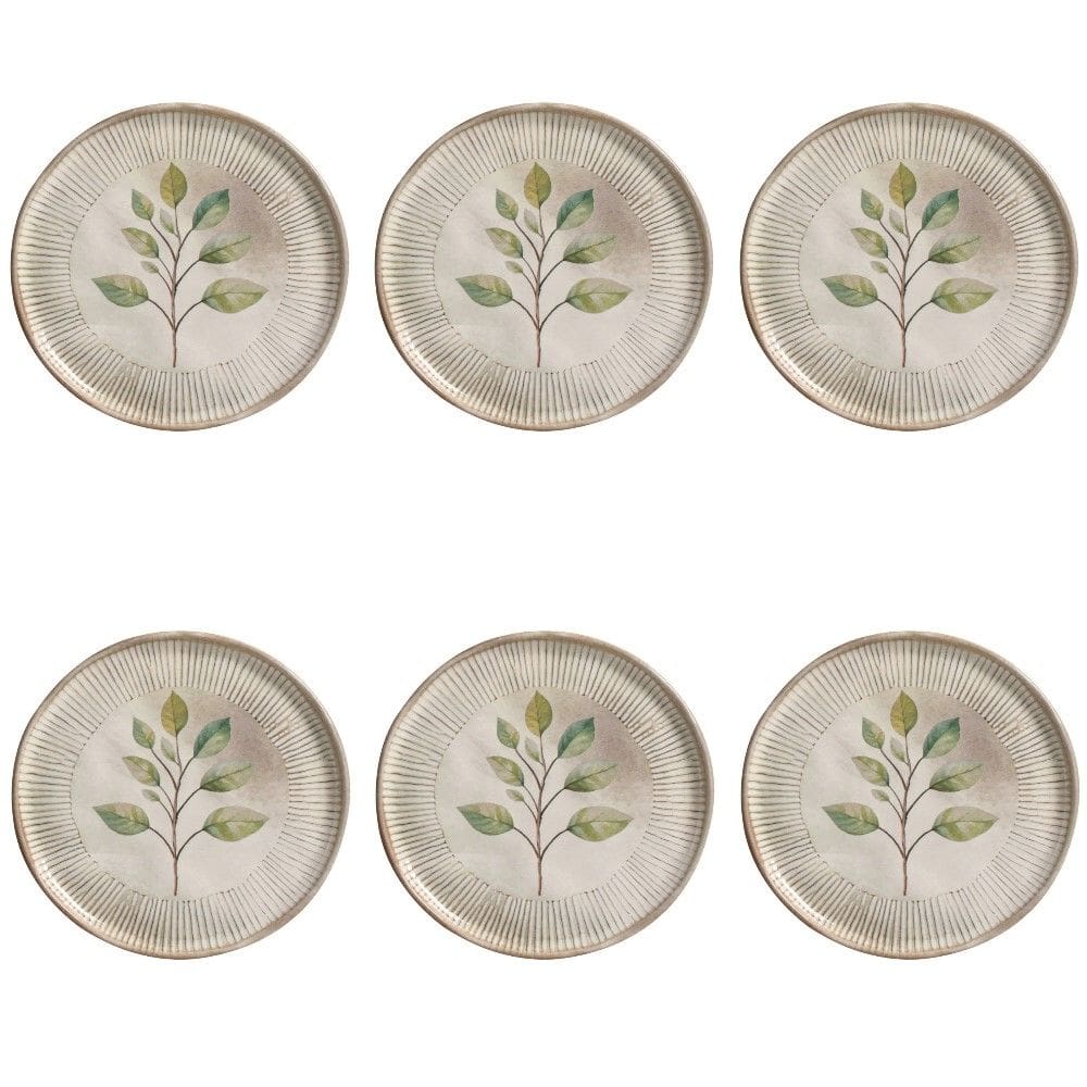 Conjunto de Pratos de Sobremesa 06 Peças Bio Evergreen Porto Brasil