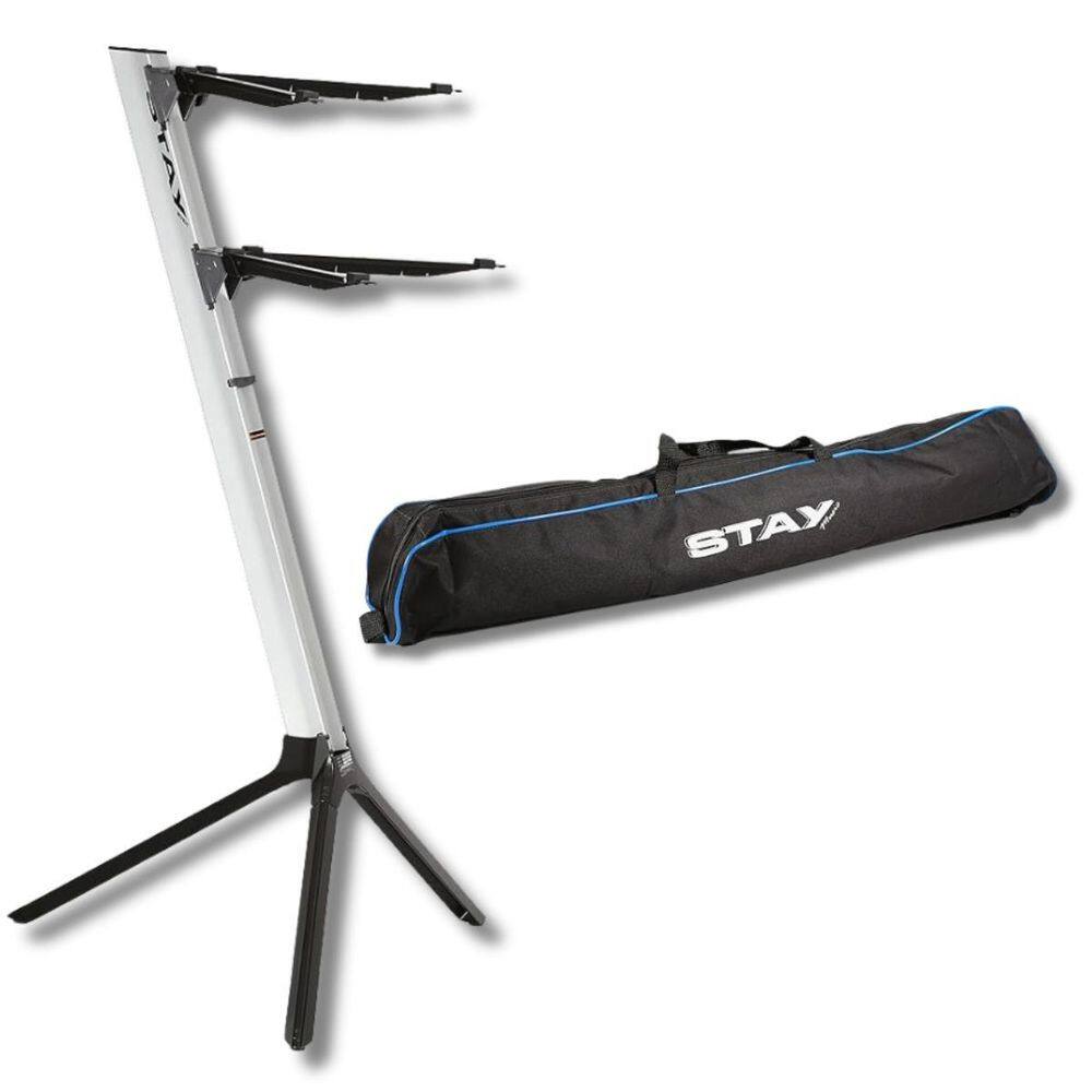 Suporte Teclado 2 Níveis Intruder Aluminio Prata Bag Stay