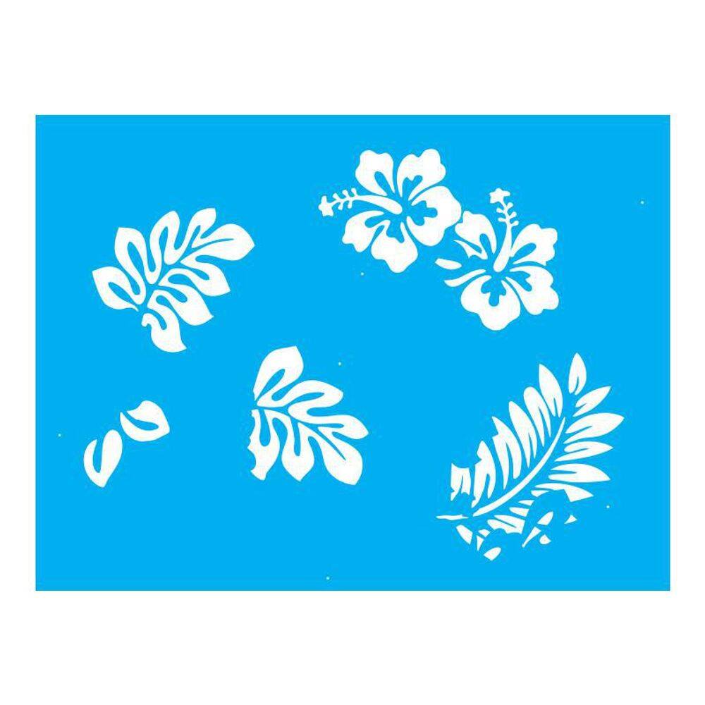 Stencil Tamako Flor - 15X20Cm - Ref 8950